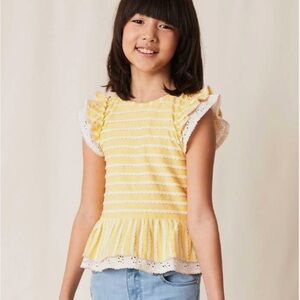 Matilda Jane Enchanted Garden Ruffle Top